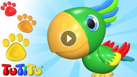 TuTiTu Animals | Animal Toys for Children | Parrot and Friends